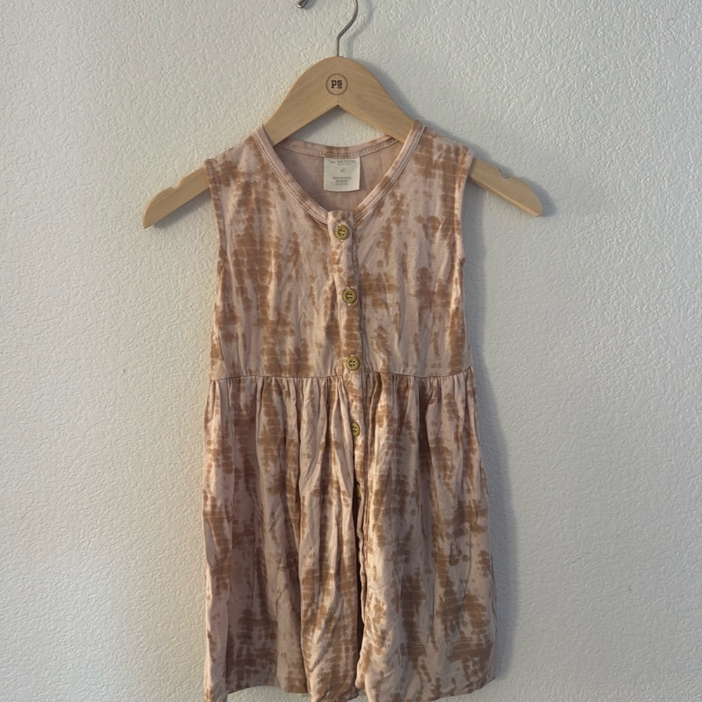 Kate Quinn button pink down dress